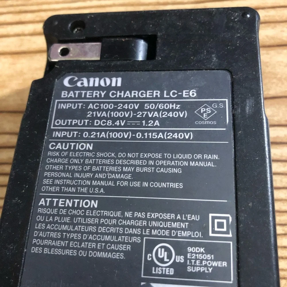 Canon Black Video Game Console Charger